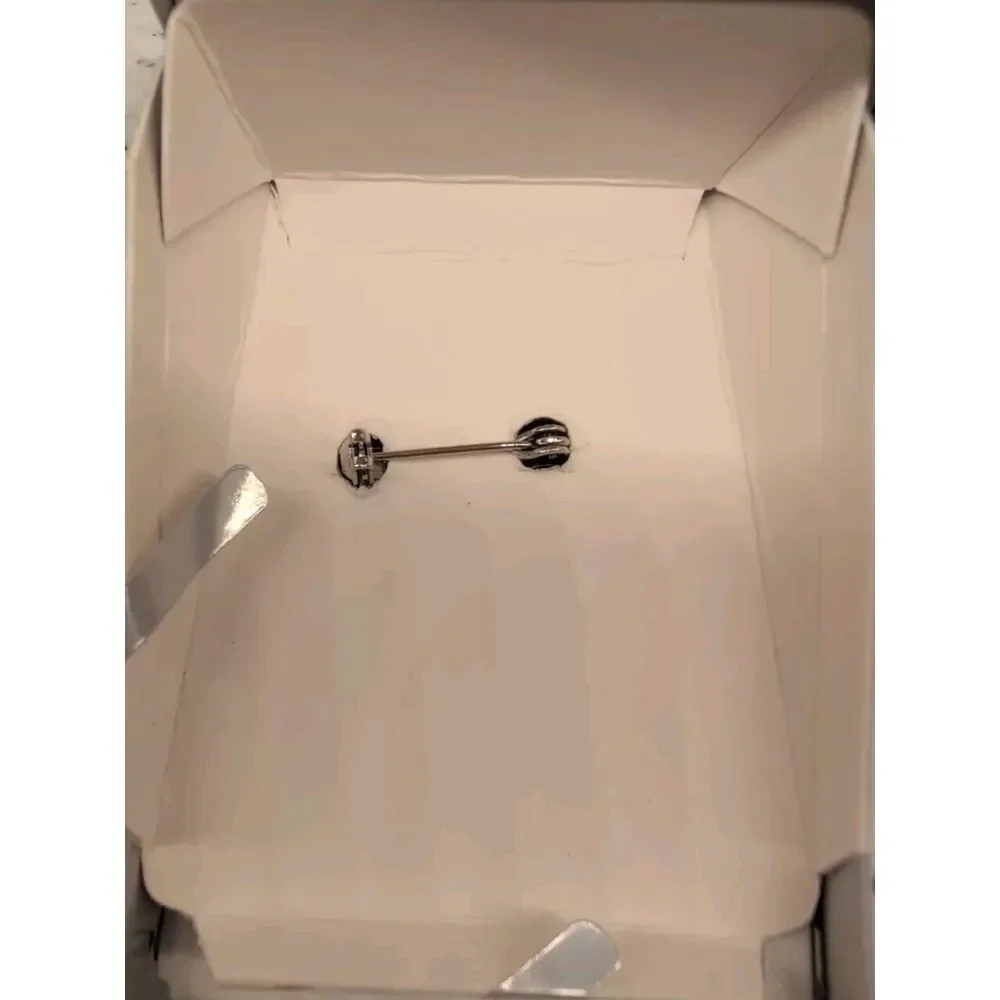 STORRS Glacier Pearle Polar Bear Pin Natural Abalone NIB‎